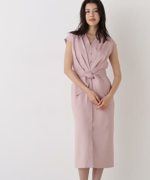 PINKY & DIANNE / ピンキーアンドダイアン ミニ丈・ひざ丈ワンピース | ウエストタックワンピース | 詳細2