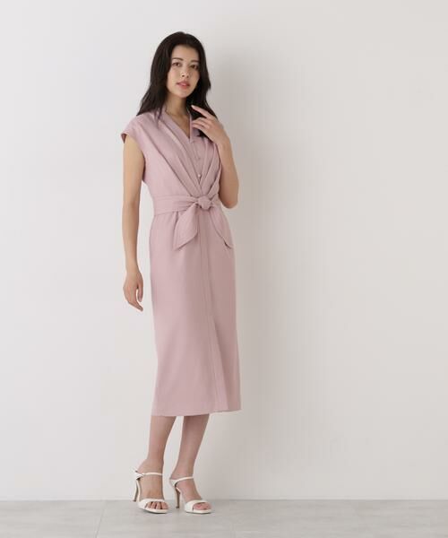 PINKY & DIANNE / ピンキーアンドダイアン ミニ丈・ひざ丈ワンピース | ウエストタックワンピース | 詳細4