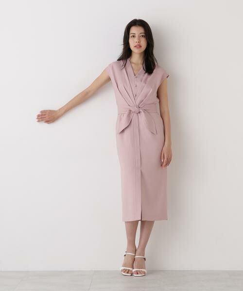 PINKY & DIANNE / ピンキーアンドダイアン ミニ丈・ひざ丈ワンピース | ウエストタックワンピース | 詳細5