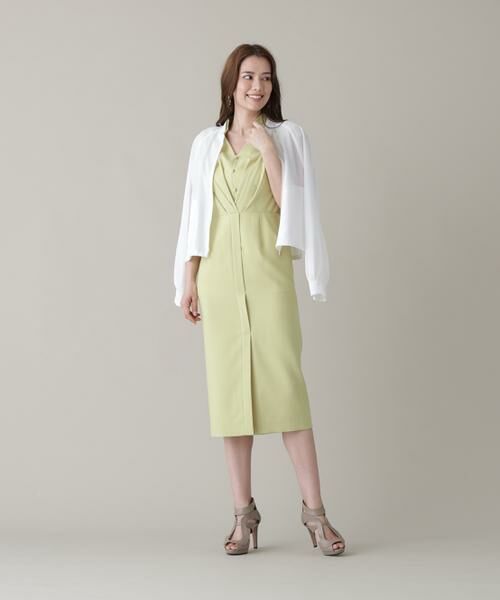 PINKY & DIANNE / ピンキーアンドダイアン ミニ丈・ひざ丈ワンピース | ウエストタックワンピース | 詳細20