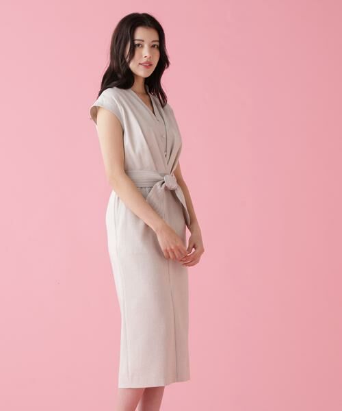 PINKY & DIANNE / ピンキーアンドダイアン ミニ丈・ひざ丈ワンピース | ウエストタックワンピース | 詳細23