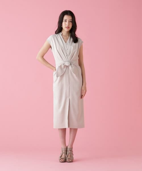 PINKY & DIANNE / ピンキーアンドダイアン ミニ丈・ひざ丈ワンピース | ウエストタックワンピース | 詳細24