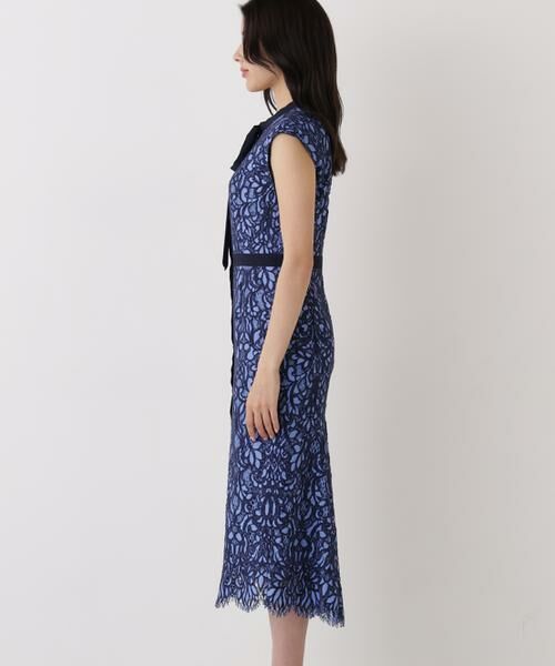 PINKY & DIANNE / ピンキーアンドダイアン ミニ丈・ひざ丈ワンピース | バックマーメイドレースワンピース | 詳細5