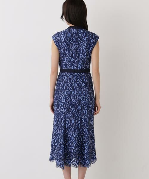 PINKY & DIANNE / ピンキーアンドダイアン ミニ丈・ひざ丈ワンピース | バックマーメイドレースワンピース | 詳細6