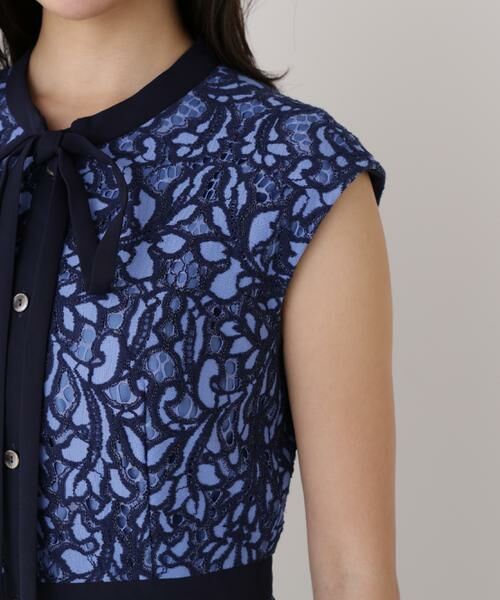 PINKY & DIANNE / ピンキーアンドダイアン ミニ丈・ひざ丈ワンピース | バックマーメイドレースワンピース | 詳細8