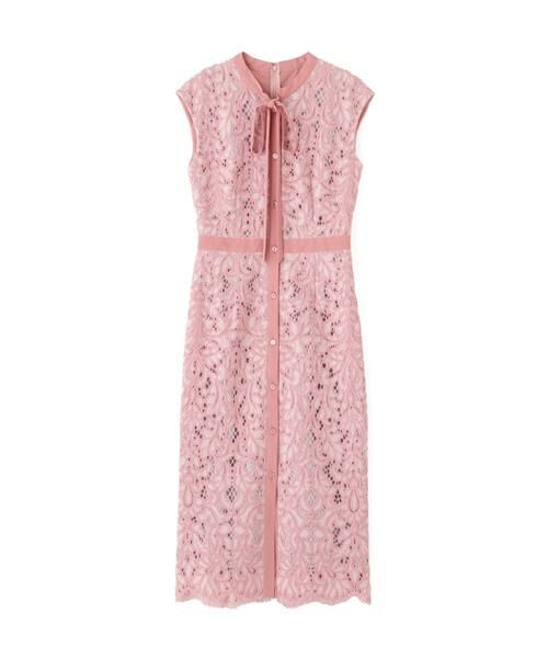 PINKY & DIANNE / ピンキーアンドダイアン ミニ丈・ひざ丈ワンピース | バックマーメイドレースワンピース | 詳細11