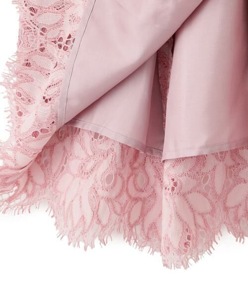 PINKY & DIANNE / ピンキーアンドダイアン ミニ丈・ひざ丈ワンピース | バックマーメイドレースワンピース | 詳細17