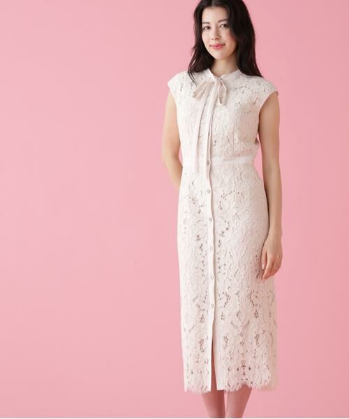 PINKY & DIANNE / ピンキーアンドダイアン ミニ丈・ひざ丈ワンピース | バックマーメイドレースワンピース | 詳細20