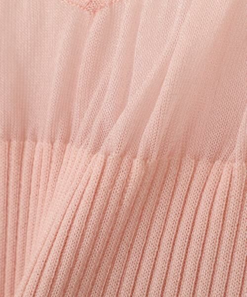 PINKY & DIANNE / ピンキーアンドダイアン ニット・セーター | ラメニットシアーコンビプルオーバー | 詳細12