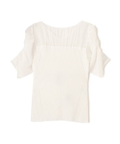 PINKY & DIANNE / ピンキーアンドダイアン ニット・セーター | ラメニットシアーコンビプルオーバー | 詳細13