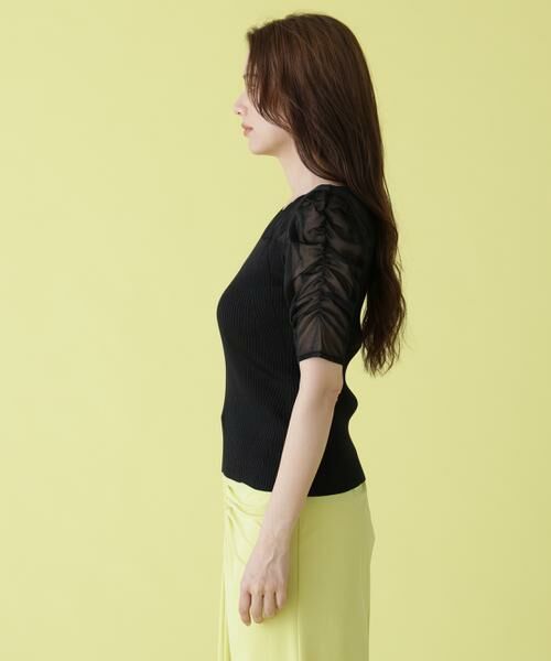 PINKY & DIANNE / ピンキーアンドダイアン ニット・セーター | ラメニットシアーコンビプルオーバー | 詳細24