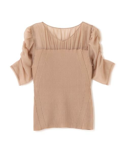 PINKY & DIANNE / ピンキーアンドダイアン ニット・セーター | ラメニットシアーコンビプルオーバー | 詳細30