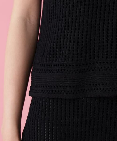 PINKY & DIANNE / ピンキーアンドダイアン ニット・セーター | メッシュニットプルオーバー | 詳細10