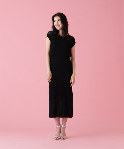 PINKY & DIANNE / ピンキーアンドダイアン ニット・セーター | メッシュニットプルオーバー | 詳細3