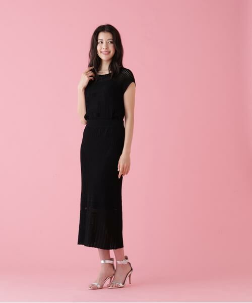 PINKY & DIANNE / ピンキーアンドダイアン ニット・セーター | メッシュニットプルオーバー | 詳細4