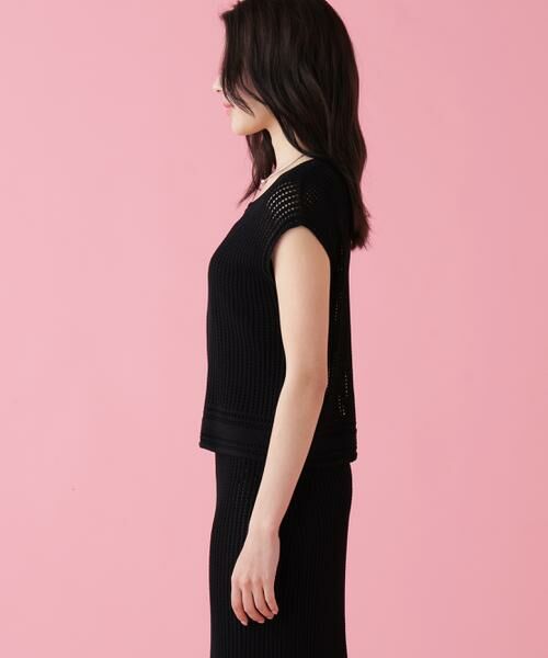 PINKY & DIANNE / ピンキーアンドダイアン ニット・セーター | メッシュニットプルオーバー | 詳細6