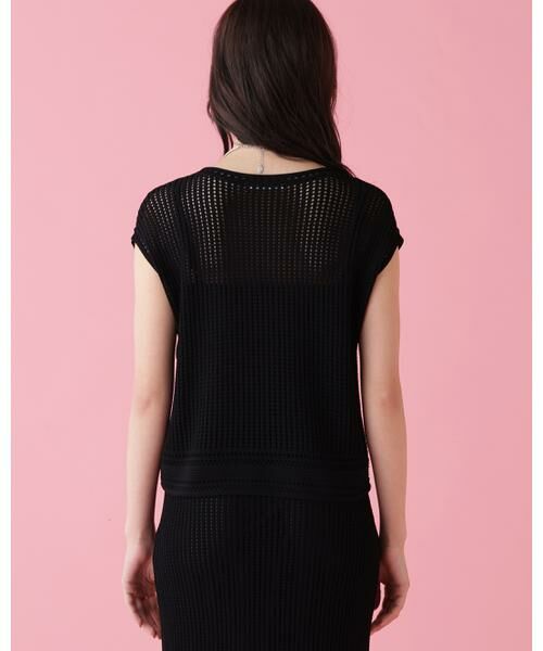 PINKY & DIANNE / ピンキーアンドダイアン ニット・セーター | メッシュニットプルオーバー | 詳細7