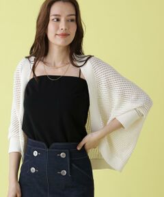 PINKY & DIANNE / ピンキーアンドダイアン カーディガン・ボレロ | メッシュニットカーディガン