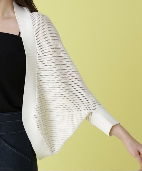 PINKY & DIANNE / ピンキーアンドダイアン カーディガン・ボレロ | メッシュニットカーディガン | 詳細10