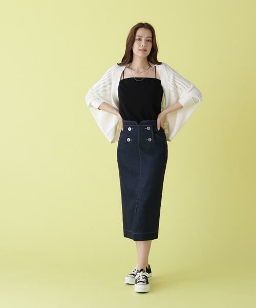 PINKY & DIANNE / ピンキーアンドダイアン カーディガン・ボレロ | メッシュニットカーディガン | 詳細4