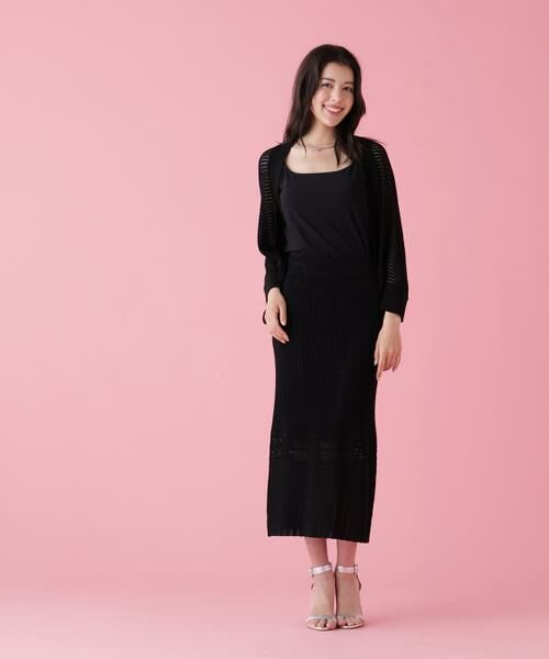 PINKY & DIANNE / ピンキーアンドダイアン カーディガン・ボレロ | メッシュニットカーディガン | 詳細16