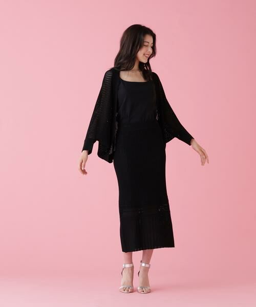 PINKY & DIANNE / ピンキーアンドダイアン カーディガン・ボレロ | メッシュニットカーディガン | 詳細17