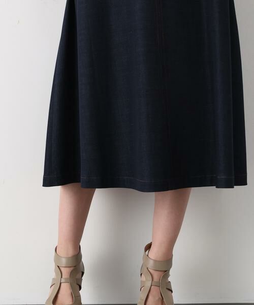 PINKY & DIANNE / ピンキーアンドダイアン ミニ丈・ひざ丈ワンピース | ［追加生産予約］フロントファスナーデニムワンピース | 詳細14