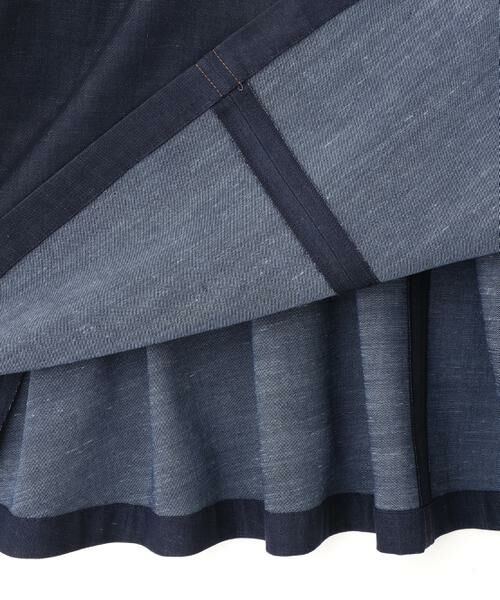 PINKY & DIANNE / ピンキーアンドダイアン ミニ丈・ひざ丈ワンピース | ［追加生産予約］フロントファスナーデニムワンピース | 詳細15