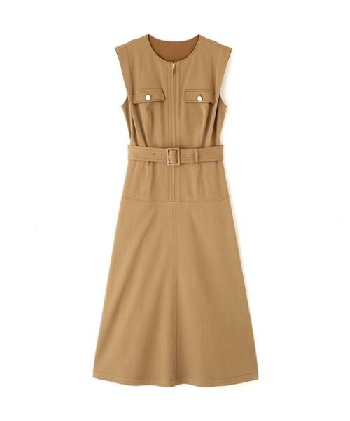 PINKY & DIANNE / ピンキーアンドダイアン ミニ丈・ひざ丈ワンピース | ［追加生産予約］フロントファスナーデニムワンピース | 詳細17