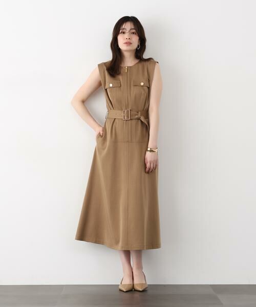 PINKY & DIANNE / ピンキーアンドダイアン ミニ丈・ひざ丈ワンピース | ［追加生産予約］フロントファスナーデニムワンピース | 詳細20