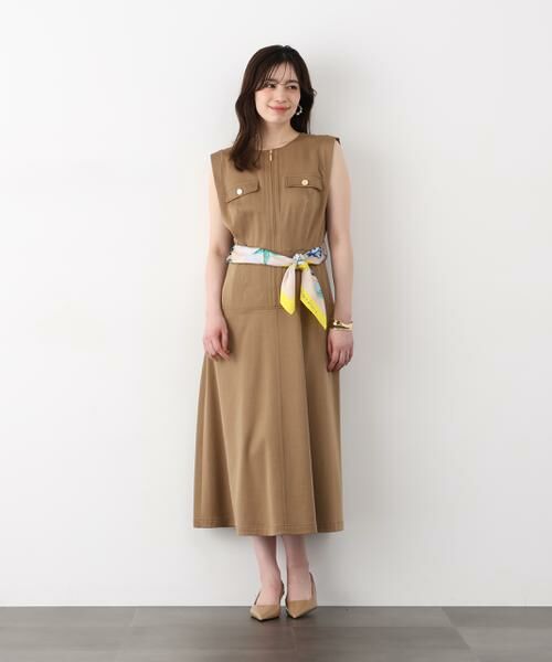 PINKY & DIANNE / ピンキーアンドダイアン ミニ丈・ひざ丈ワンピース | ［追加生産予約］フロントファスナーデニムワンピース | 詳細21