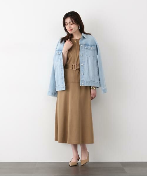 PINKY & DIANNE / ピンキーアンドダイアン ミニ丈・ひざ丈ワンピース | ［追加生産予約］フロントファスナーデニムワンピース | 詳細23