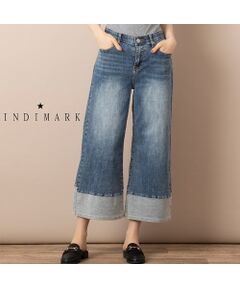 【ＩＮＤＩＭＡＲＫ】デニム・ワイドストレートパンツ