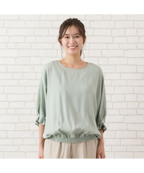 ◇幻◇ 秋冬美品 定価3.2万円 ADORE 裾ギャザーブラウス 入学式