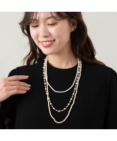 PISANO / ピサーノ ネックレス・ペンダント・チョーカー | パール調３連ネックレス