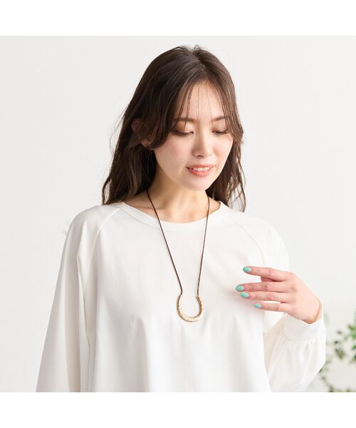 PISANO / ピサーノ ネックレス・ペンダント・チョーカー | Ｕ字型モチーフコードネックレス | 詳細4