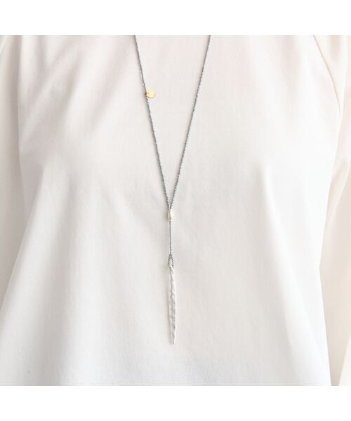 PISANO / ピサーノ ネックレス・ペンダント・チョーカー | シルバー調モチーフ付きロングネックレス | 詳細3