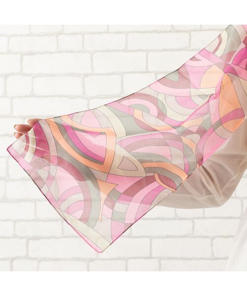 PISANO / ピサーノ マフラー・ショール・スヌード・ストール | ジオメトリック柄ストール | 詳細4