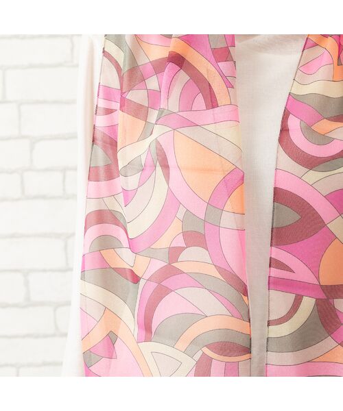 PISANO / ピサーノ マフラー・ショール・スヌード・ストール | ジオメトリック柄ストール | 詳細5