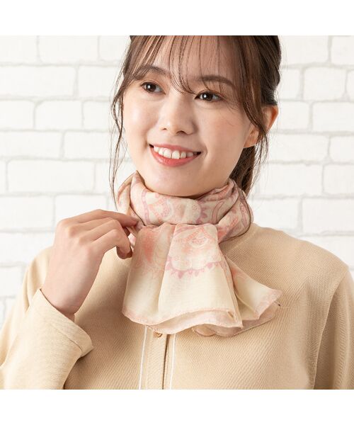 PISANO / ピサーノ マフラー・ショール・スヌード・ストール | ペイズリープリントストール | 詳細3