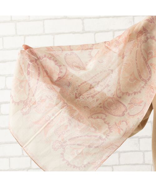 PISANO / ピサーノ マフラー・ショール・スヌード・ストール | ペイズリープリントストール | 詳細5