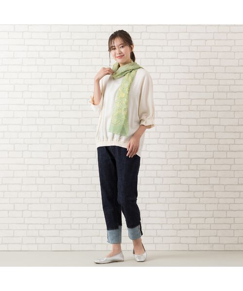 PISANO / ピサーノ マフラー・ショール・スヌード・ストール | ペイズリープリントストール | 詳細6