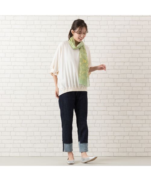 PISANO / ピサーノ マフラー・ショール・スヌード・ストール | ペイズリープリントストール | 詳細7