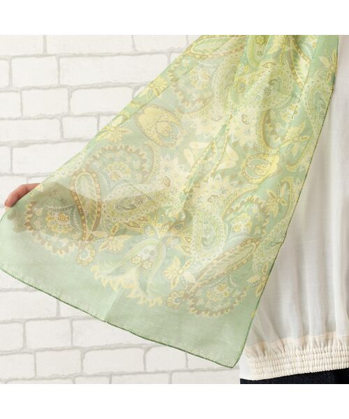 PISANO / ピサーノ マフラー・ショール・スヌード・ストール | ペイズリープリントストール | 詳細9