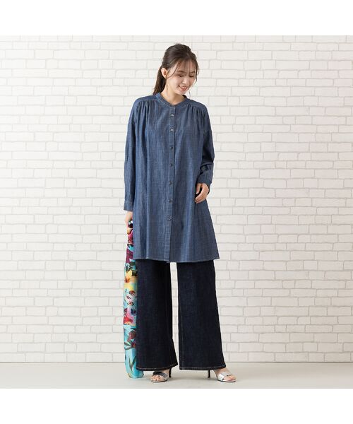 PISANO / ピサーノ マフラー・ショール・スヌード・ストール | フラワープリントストール | 詳細8