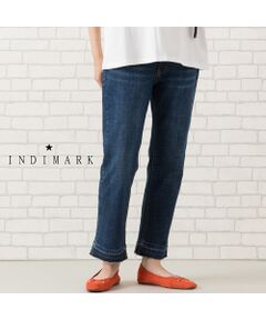 PISANO / ピサーノ デニムパンツ | 【手洗いOK・ＩＮＤＩＭＡＲＫ】洗い加工裾裁ち切りデニムパンツ
