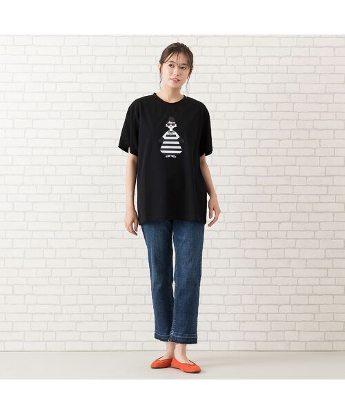 PISANO / ピサーノ デニムパンツ | 【手洗いOK・ＩＮＤＩＭＡＲＫ】洗い加工裾裁ち切りデニムパンツ | 詳細4