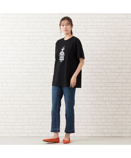 PISANO / ピサーノ デニムパンツ | 【手洗いOK・ＩＮＤＩＭＡＲＫ】洗い加工裾裁ち切りデニムパンツ | 詳細5