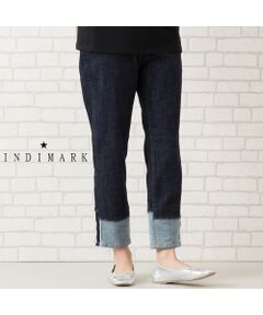 【手洗いOK・ＩＮＤＩＭＡＲＫ】セルビッチテープ付きストレートデニム
