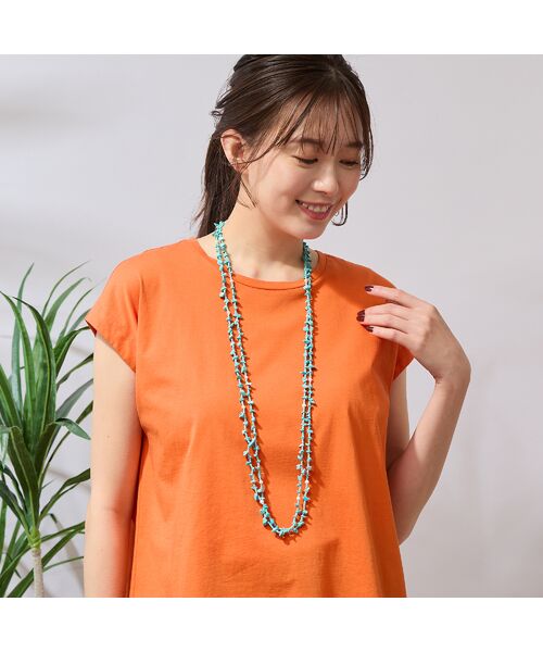 PISANO / ピサーノ ネックレス・ペンダント・チョーカー | ナチュラルストーン＆ビーズ２連ネックレス | 詳細4